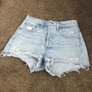 Agolde denim shorts